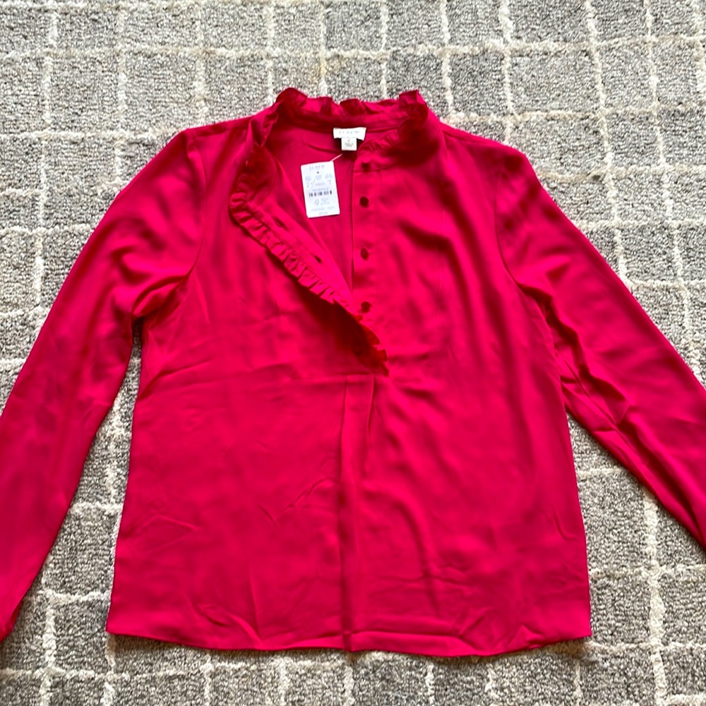 J.Crew factory Raspberry Blouse